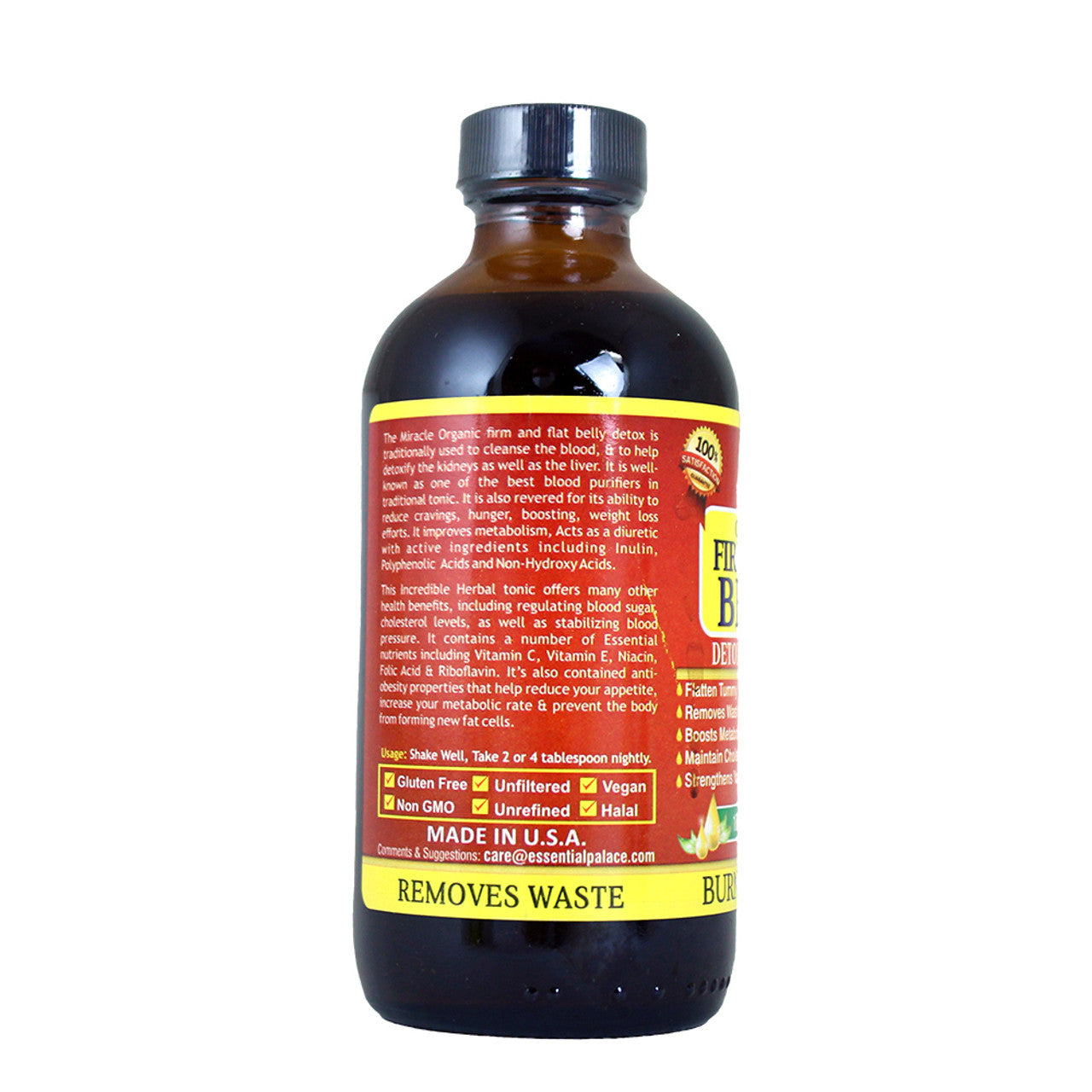 Organic and Flat Belly Tonic- 16oz - EROS NECTAR