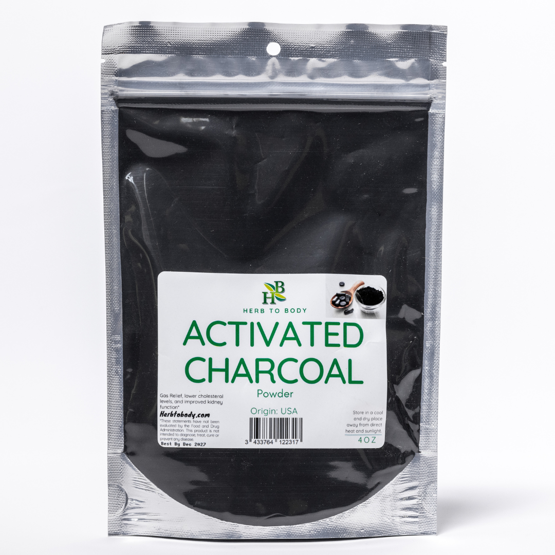 Actived Charcoal Powder 4oz - Great for Gums & Teeth 🦷 - EROS NECTAR