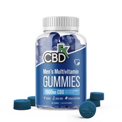 CBD Gummies - Multivitamines - Hommes - Bouteille de 60 ct - 1500 mg 