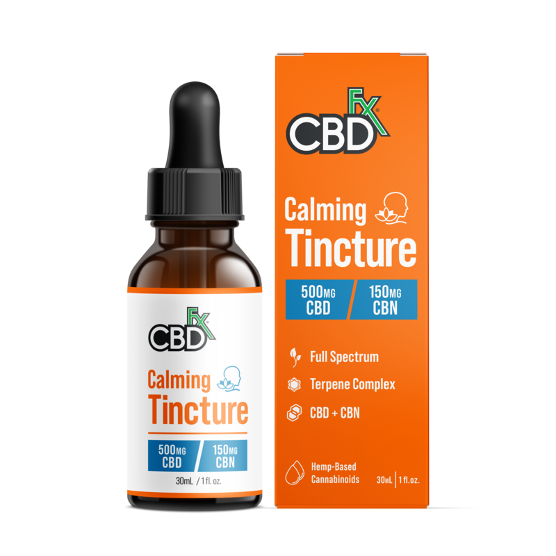 Tincture - Calming - CBD + CBN Oil - 30ml 500mg CBD - EROS NECTAR