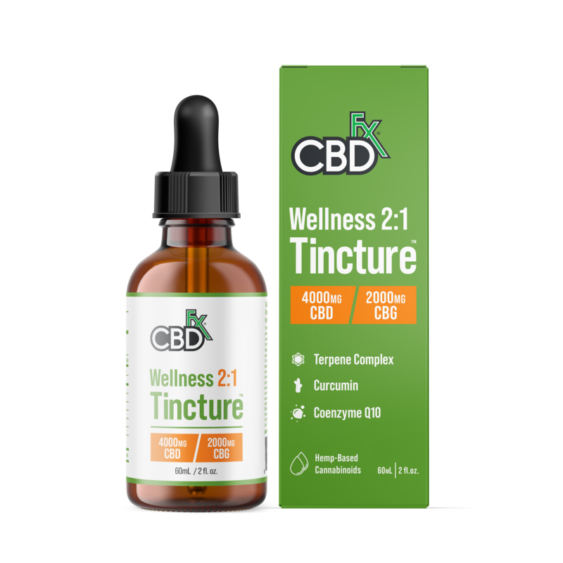 Tincture - Wellness - CBD + CBG Oil - 4000mg CBD - EROS NECTAR