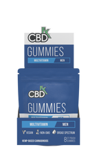 CBD Gummies - Multivitamin - Men - 8ct Pouch - 200mg