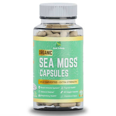 EROS NECTAR organic sea moss capsules bottle with 60 veggie capsules for immune support